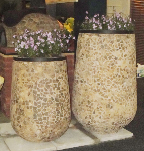 Stonecraft Mosaic Planters